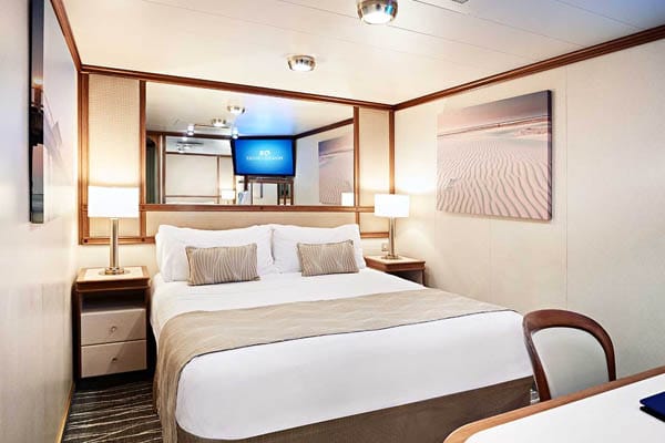 Camarote interior del Coral Princess