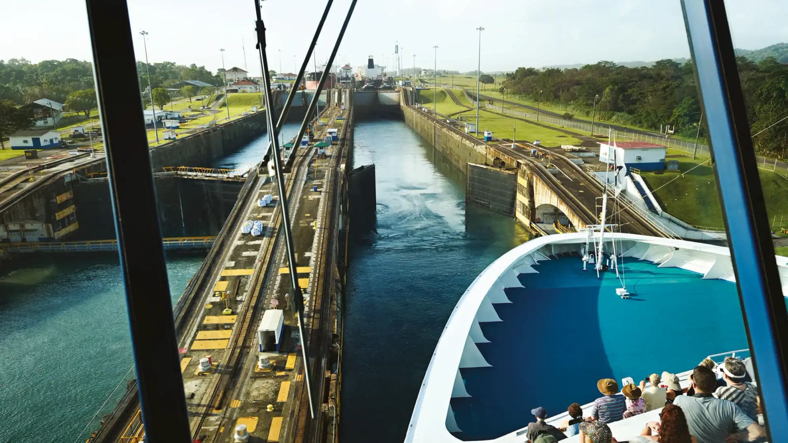 Atravesando el Canal de Panamá