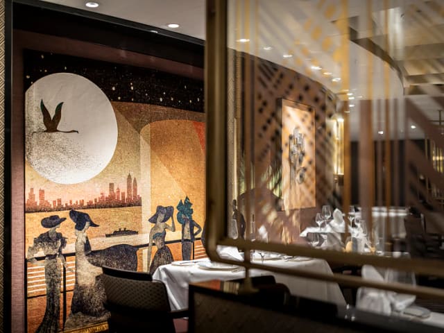 Britannia Club Restaurant a bordo de Queen Anne
