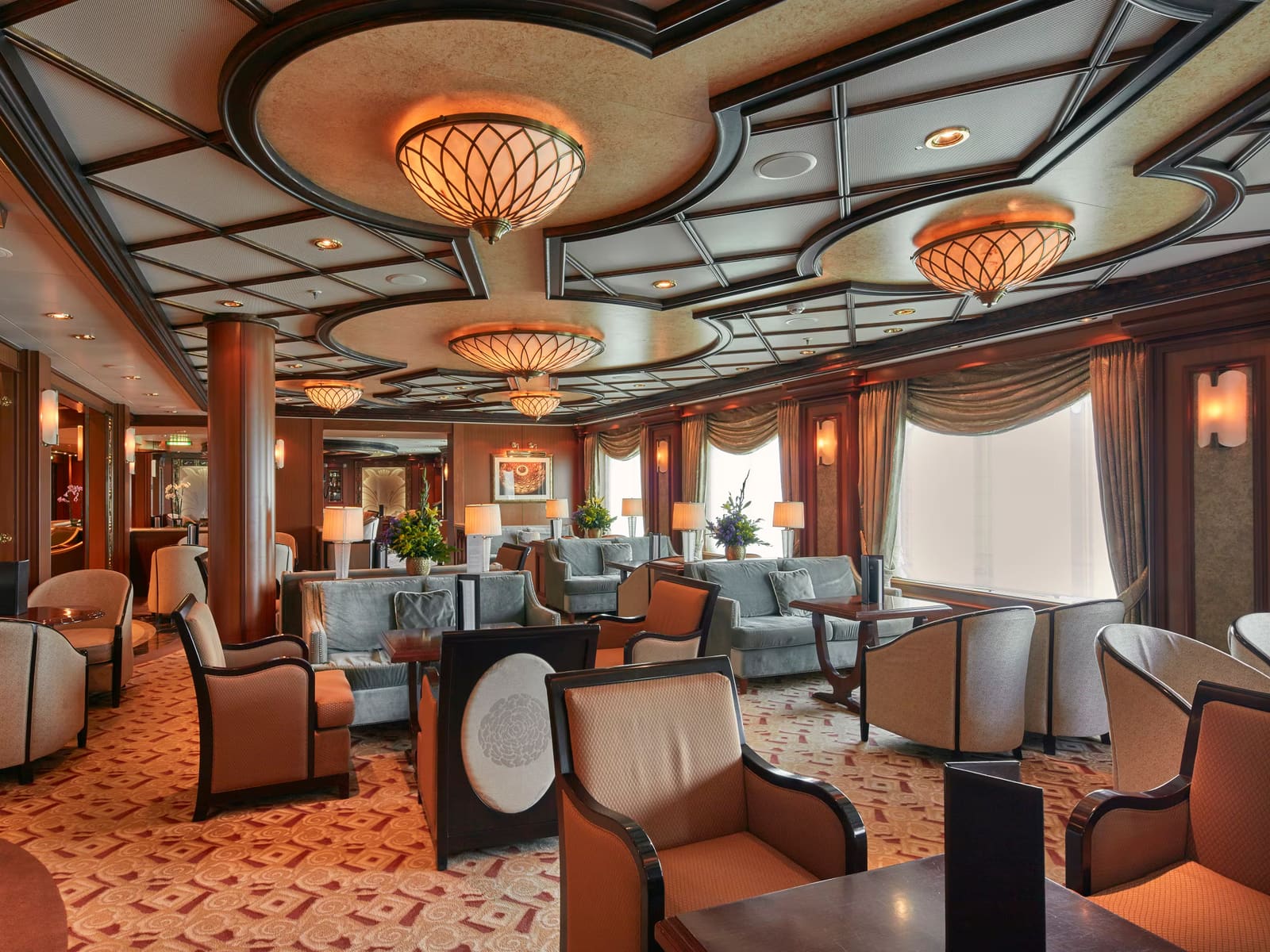 Cafe Carinthia a bordo de Queen Elizabeth
