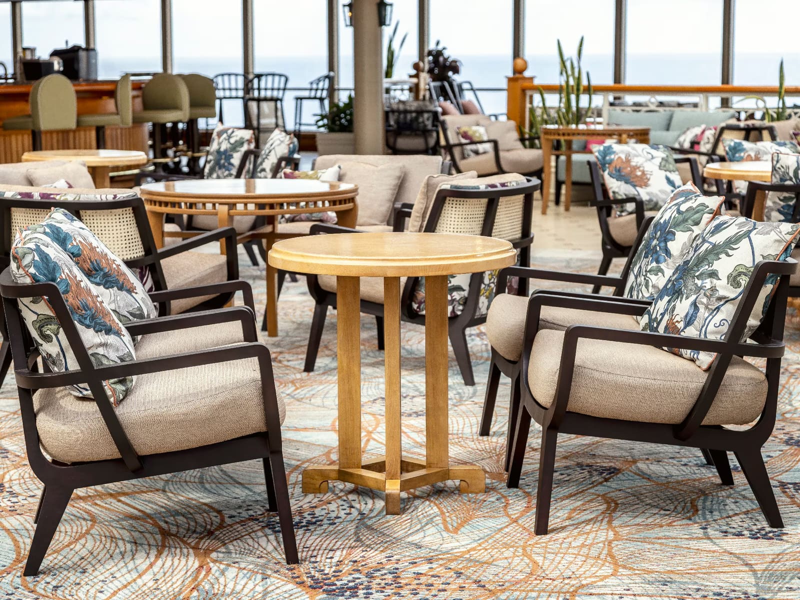 Garden Lounge a bordo de Queen Elizabeth