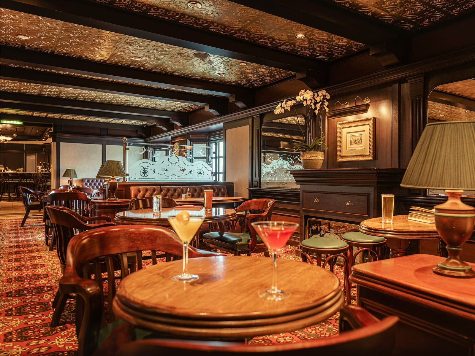 Pub The Golden Lion a bordo de Queen Victoria