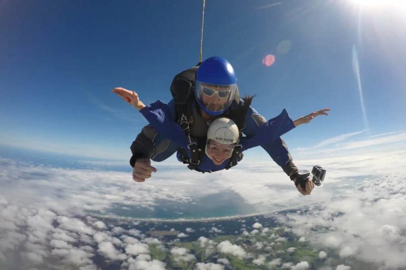 Salto en paracaídas en Auckland