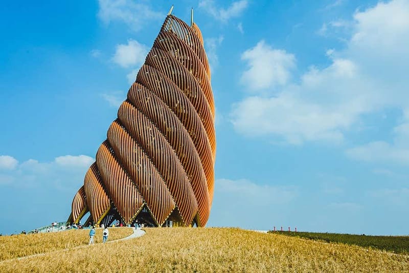 Entrada a la base de pandas de Chengdú