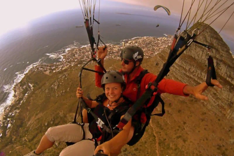 Vuelo en parapente por Ciudad del Cabo