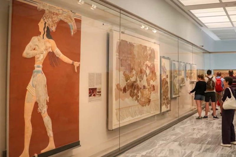 Entrada al Museo Arqueológico de Heraklion