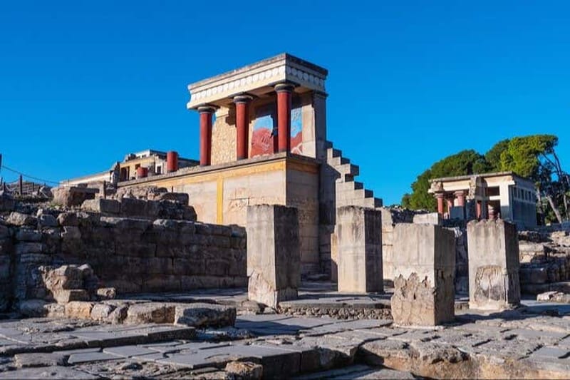 Visita guiada por el palacio de Knossos