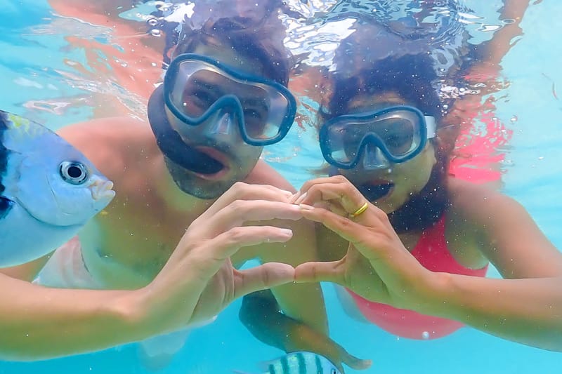 Snorkel en la isla Santa Fe y Playa Escondida