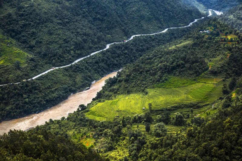 Rafting en el río Trishuli