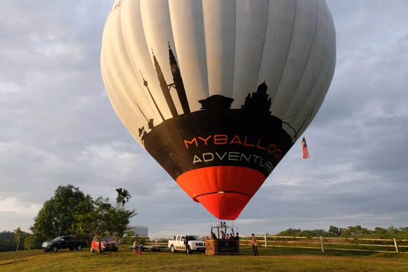 Paseo en globo por Kuala Lumpur