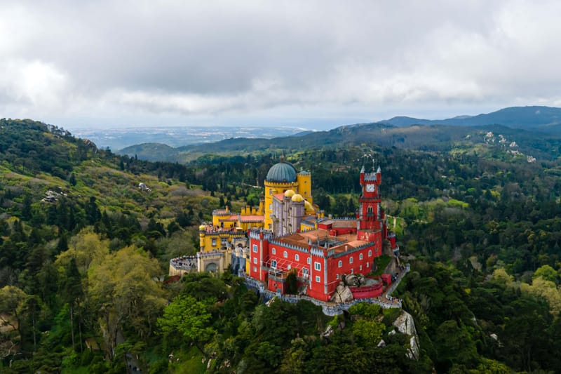 Sintra, Cabo da Roca, Cascais, Palacio da Pena y Quinta da Regaleira