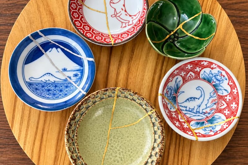 Taller de kintsugi en Naha, Okinawa: arte a partir de piezas rotas