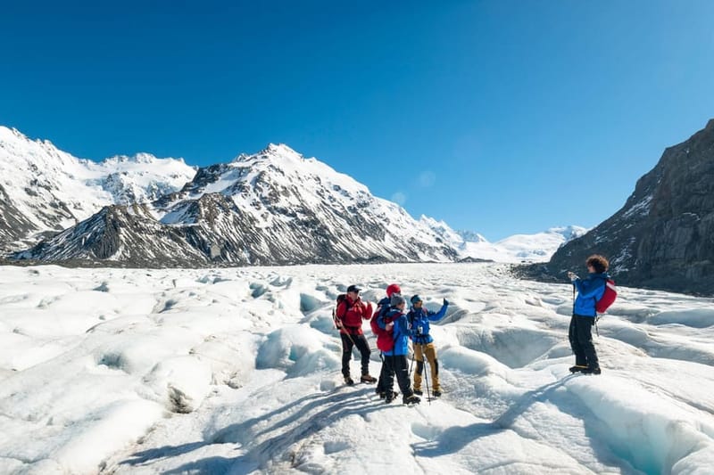 Mount Cook: paseo en helicóptero y ruta de senderismo de 3 horas por el glaciar Tasman