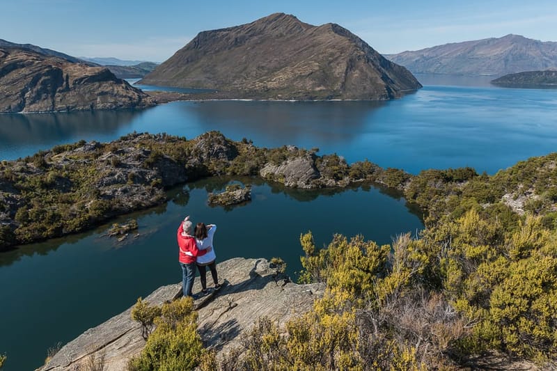 Wanaka: taxi acuático y tour por la isla de Mou Waho