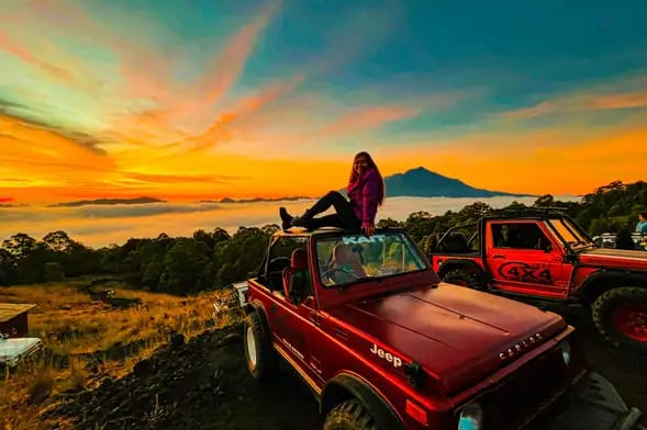 Tour en 4x4 por el Monte Batur al amanecer
