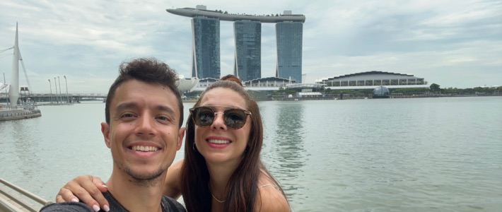 Entrada al mirador de Marina Bay Sands